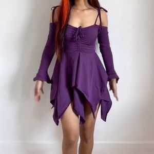 Dolls Kill F is for Fairies Purple Dress size Small